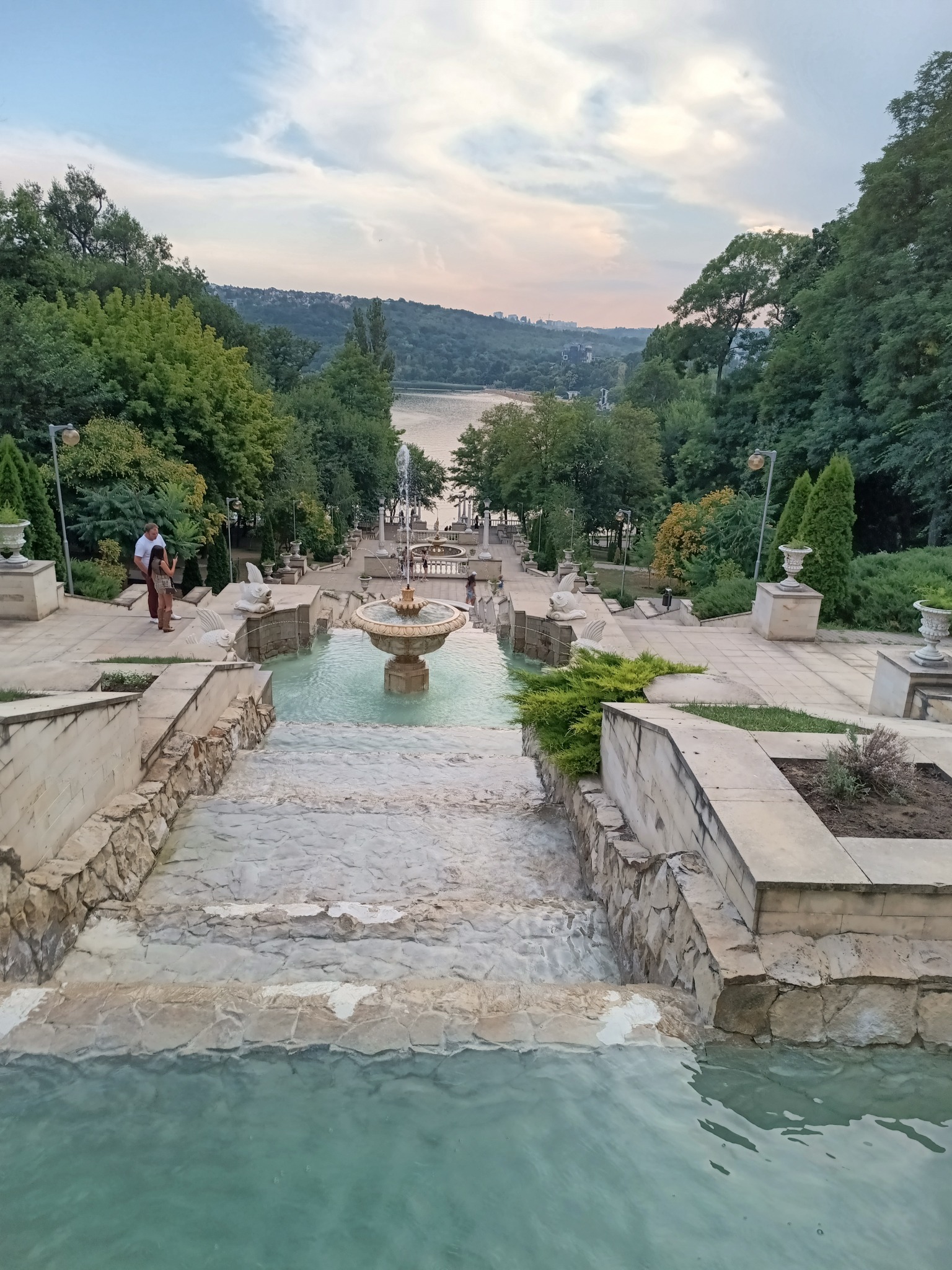 Valea Morilor in Chisinau during a summer evening