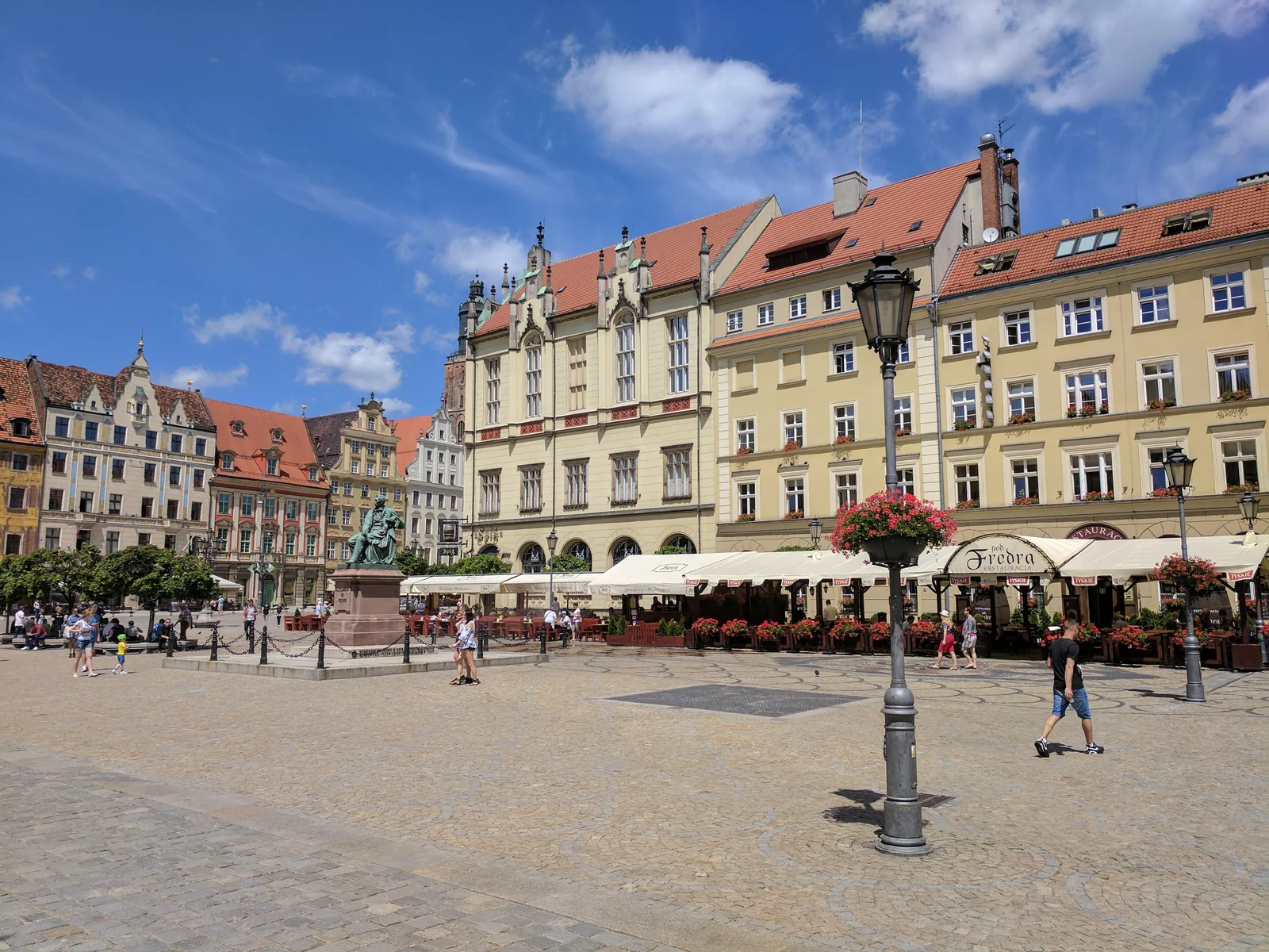 The Market Square in Wroclaw