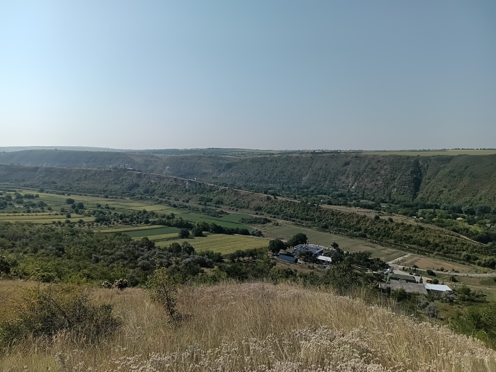 Orheiul Vechi valley photographed during the Moldova field trip