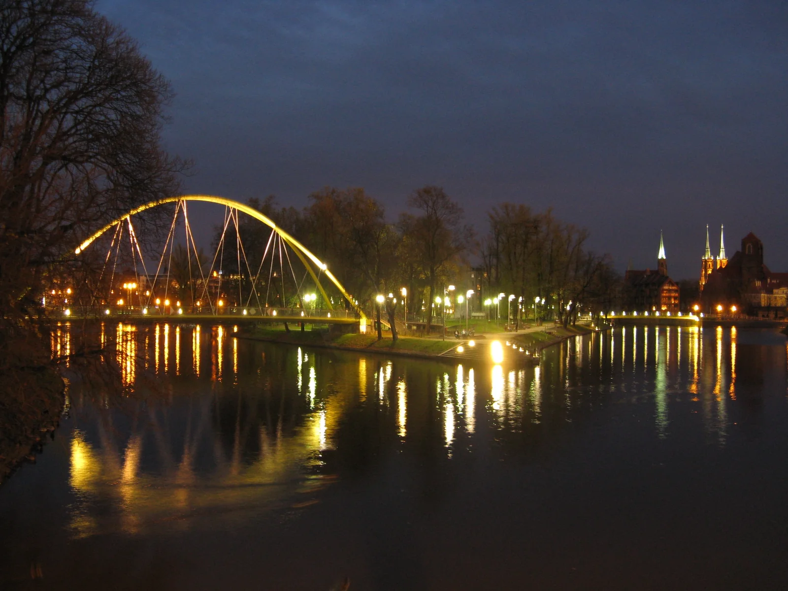 Another view of Wroclaw Market Square at night