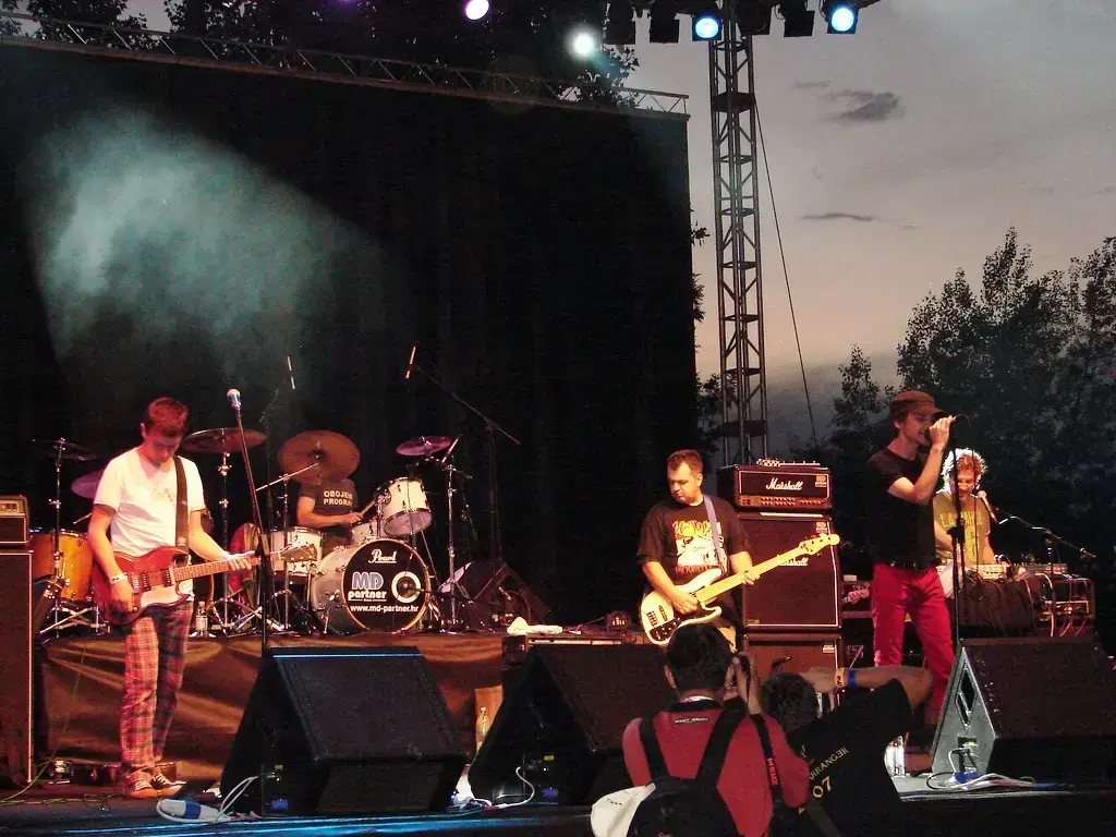 Obojeni Program performing at INmusic Festival in Zagreb
