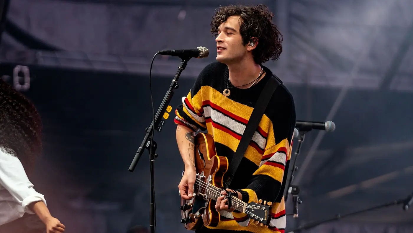 The 1975 performing at Open’er Festival in Gdynia in 2019